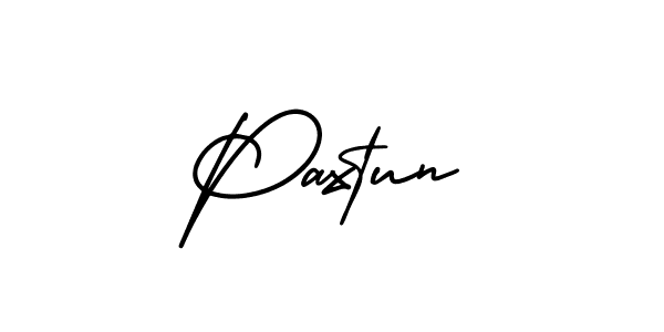 The best way (AmerikaSignatureDemo-Regular) to make a short signature is to pick only two or three words in your name. The name Paxtun include a total of six letters. For converting this name. Paxtun signature style 3 images and pictures png