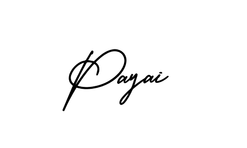 How to make Payai name signature. Use AmerikaSignatureDemo-Regular style for creating short signs online. This is the latest handwritten sign. Payai signature style 3 images and pictures png