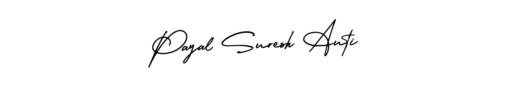 Make a short Payal Suresh Auti signature style. Manage your documents anywhere anytime using AmerikaSignatureDemo-Regular. Create and add eSignatures, submit forms, share and send files easily. Payal Suresh Auti signature style 3 images and pictures png