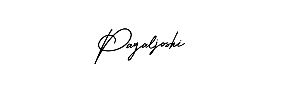 How to make Payaljoshi name signature. Use AmerikaSignatureDemo-Regular style for creating short signs online. This is the latest handwritten sign. Payaljoshi signature style 3 images and pictures png