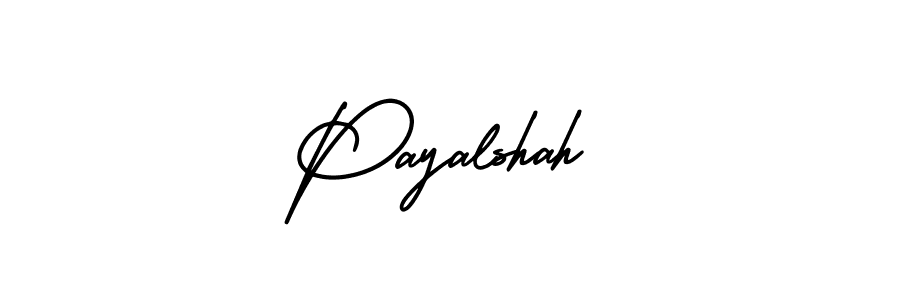 AmerikaSignatureDemo-Regular is a professional signature style that is perfect for those who want to add a touch of class to their signature. It is also a great choice for those who want to make their signature more unique. Get Payalshah name to fancy signature for free. Payalshah signature style 3 images and pictures png