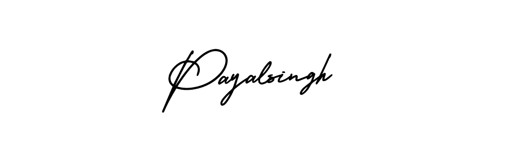 Design your own signature with our free online signature maker. With this signature software, you can create a handwritten (AmerikaSignatureDemo-Regular) signature for name Payalsingh. Payalsingh signature style 3 images and pictures png