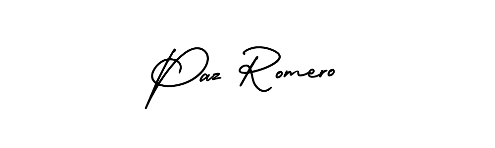 How to Draw Paz Romero signature style? AmerikaSignatureDemo-Regular is a latest design signature styles for name Paz Romero. Paz Romero signature style 3 images and pictures png
