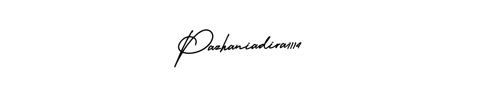 Pazhaniadira1114 stylish signature style. Best Handwritten Sign (AmerikaSignatureDemo-Regular) for my name. Handwritten Signature Collection Ideas for my name Pazhaniadira1114. Pazhaniadira1114 signature style 3 images and pictures png