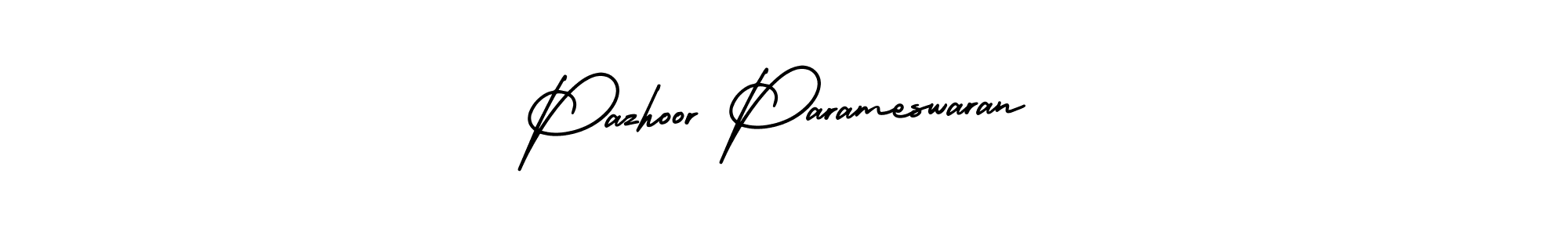 How to make Pazhoor Parameswaran name signature. Use AmerikaSignatureDemo-Regular style for creating short signs online. This is the latest handwritten sign. Pazhoor Parameswaran signature style 3 images and pictures png