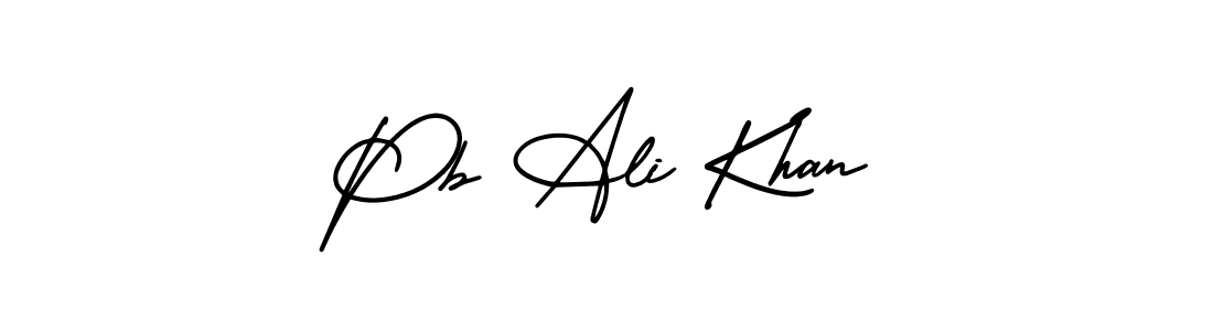 Also we have Pb Ali Khan name is the best signature style. Create professional handwritten signature collection using AmerikaSignatureDemo-Regular autograph style. Pb Ali Khan signature style 3 images and pictures png