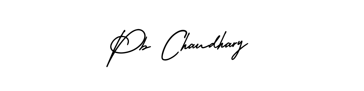 Also You can easily find your signature by using the search form. We will create Pb Chaudhary name handwritten signature images for you free of cost using AmerikaSignatureDemo-Regular sign style. Pb Chaudhary signature style 3 images and pictures png