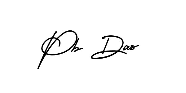 It looks lik you need a new signature style for name Pb Das. Design unique handwritten (AmerikaSignatureDemo-Regular) signature with our free signature maker in just a few clicks. Pb Das signature style 3 images and pictures png