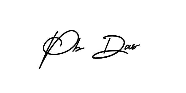 Pb Das stylish signature style. Best Handwritten Sign (AmerikaSignatureDemo-Regular) for my name. Handwritten Signature Collection Ideas for my name Pb Das. Pb Das signature style 3 images and pictures png