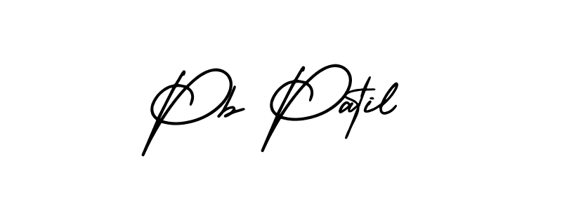 Once you've used our free online signature maker to create your best signature AmerikaSignatureDemo-Regular style, it's time to enjoy all of the benefits that Pb Patil name signing documents. Pb Patil signature style 3 images and pictures png