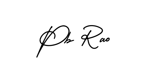 Best and Professional Signature Style for Pb Rao. AmerikaSignatureDemo-Regular Best Signature Style Collection. Pb Rao signature style 3 images and pictures png