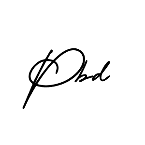 How to make Pbd signature? AmerikaSignatureDemo-Regular is a professional autograph style. Create handwritten signature for Pbd name. Pbd signature style 3 images and pictures png