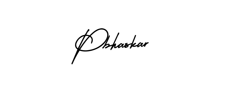 Design your own signature with our free online signature maker. With this signature software, you can create a handwritten (AmerikaSignatureDemo-Regular) signature for name Pbhaskar. Pbhaskar signature style 3 images and pictures png