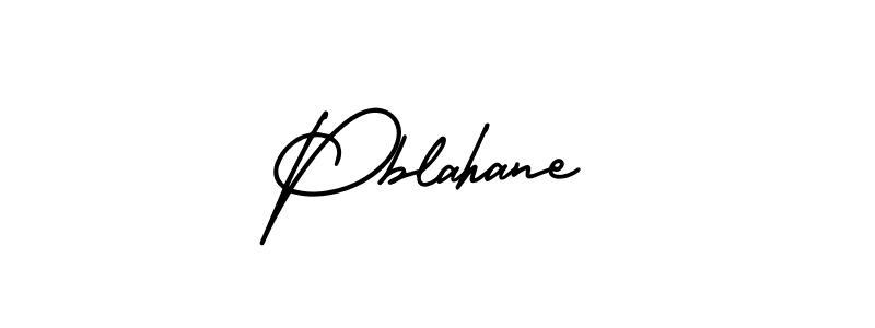 Make a beautiful signature design for name Pblahane. With this signature (AmerikaSignatureDemo-Regular) style, you can create a handwritten signature for free. Pblahane signature style 3 images and pictures png