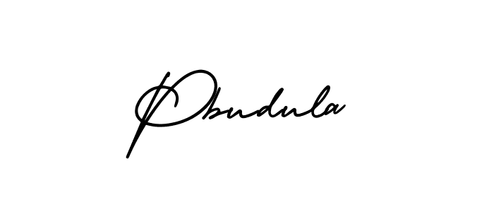 Pbudula stylish signature style. Best Handwritten Sign (AmerikaSignatureDemo-Regular) for my name. Handwritten Signature Collection Ideas for my name Pbudula. Pbudula signature style 3 images and pictures png