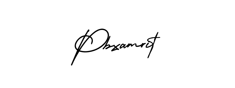 Use a signature maker to create a handwritten signature online. With this signature software, you can design (AmerikaSignatureDemo-Regular) your own signature for name Pbxamrit. Pbxamrit signature style 3 images and pictures png