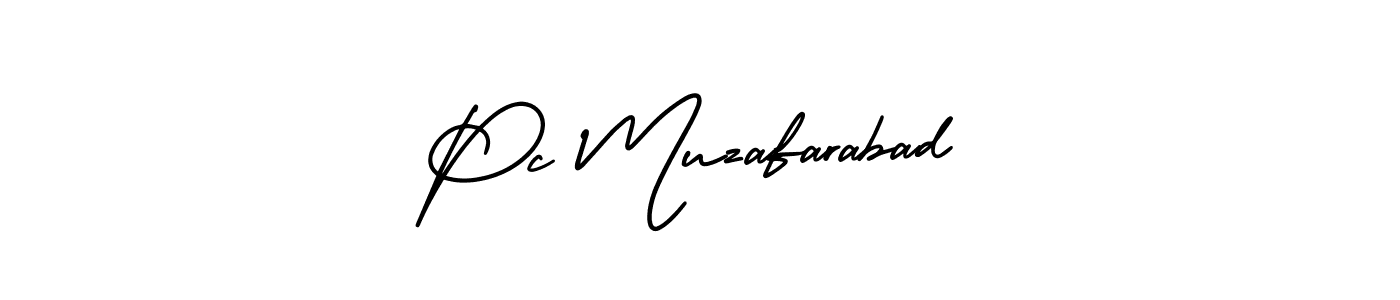 if you are searching for the best signature style for your name Pc Muzafarabad. so please give up your signature search. here we have designed multiple signature styles  using AmerikaSignatureDemo-Regular. Pc Muzafarabad signature style 3 images and pictures png