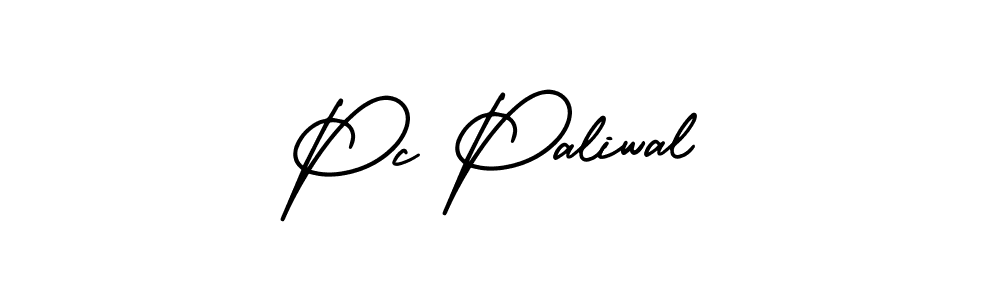 Also we have Pc Paliwal name is the best signature style. Create professional handwritten signature collection using AmerikaSignatureDemo-Regular autograph style. Pc Paliwal signature style 3 images and pictures png