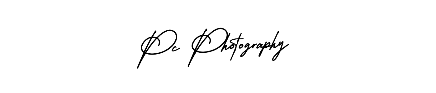if you are searching for the best signature style for your name Pc Photography. so please give up your signature search. here we have designed multiple signature styles  using AmerikaSignatureDemo-Regular. Pc Photography signature style 3 images and pictures png