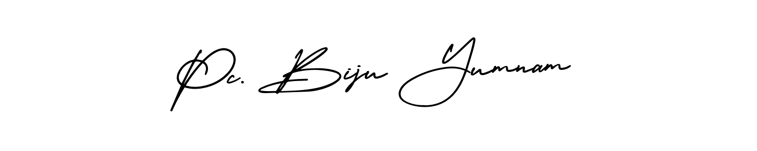 Best and Professional Signature Style for Pc. Biju Yumnam. AmerikaSignatureDemo-Regular Best Signature Style Collection. Pc. Biju Yumnam signature style 3 images and pictures png