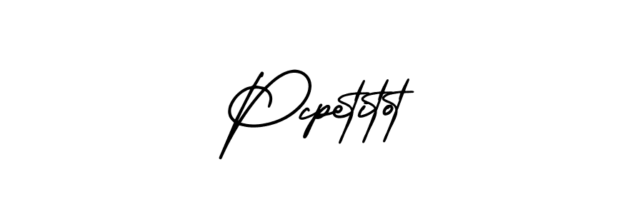 Create a beautiful signature design for name Pcpetitot. With this signature (AmerikaSignatureDemo-Regular) fonts, you can make a handwritten signature for free. Pcpetitot signature style 3 images and pictures png