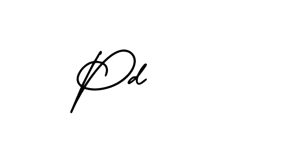Design your own signature with our free online signature maker. With this signature software, you can create a handwritten (AmerikaSignatureDemo-Regular) signature for name Pd    . Pd     signature style 3 images and pictures png