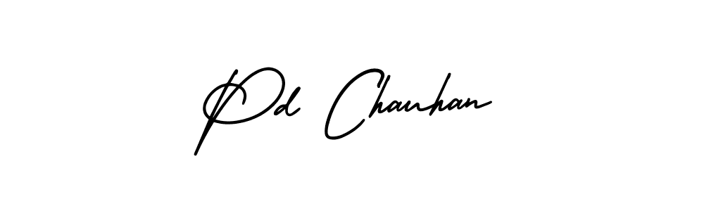 How to Draw Pd Chauhan signature style? AmerikaSignatureDemo-Regular is a latest design signature styles for name Pd Chauhan. Pd Chauhan signature style 3 images and pictures png