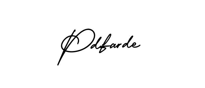 This is the best signature style for the Pdfarde name. Also you like these signature font (AmerikaSignatureDemo-Regular). Mix name signature. Pdfarde signature style 3 images and pictures png
