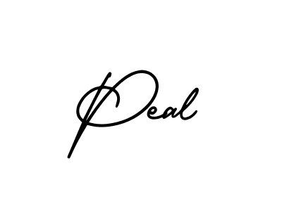 You should practise on your own different ways (AmerikaSignatureDemo-Regular) to write your name (Peal) in signature. don't let someone else do it for you. Peal signature style 3 images and pictures png