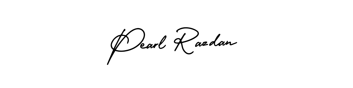 How to make Pearl Razdan signature? AmerikaSignatureDemo-Regular is a professional autograph style. Create handwritten signature for Pearl Razdan name. Pearl Razdan signature style 3 images and pictures png