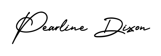 Discover the perfect balance of readability and style for Pearline Dixon with AmerikaSignatureDemo-Regular font. Create your dream signature today. Pearline Dixon signature style 3 images and pictures png