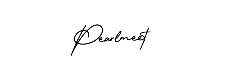 Make a beautiful signature design for name Pearlmeet. With this signature (AmerikaSignatureDemo-Regular) style, you can create a handwritten signature for free. Pearlmeet signature style 3 images and pictures png