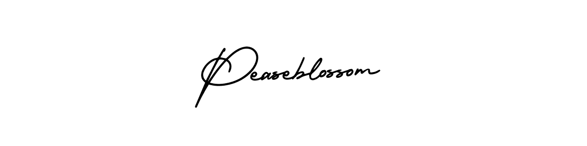 How to make Peaseblossom signature? AmerikaSignatureDemo-Regular is a professional autograph style. Create handwritten signature for Peaseblossom name. Peaseblossom signature style 3 images and pictures png