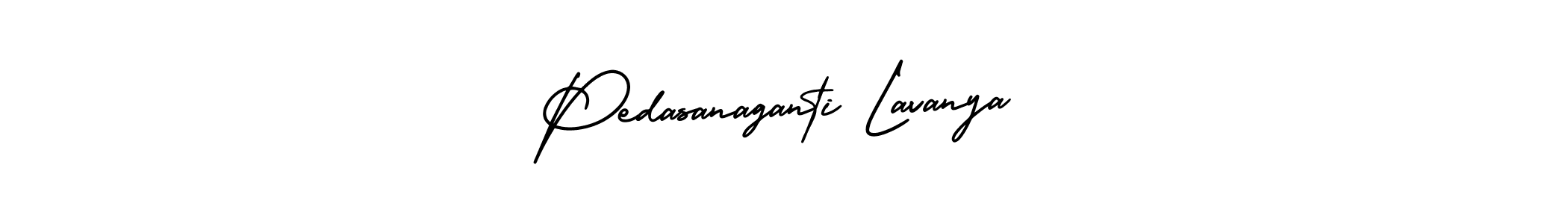 Make a short Pedasanaganti Lavanya signature style. Manage your documents anywhere anytime using AmerikaSignatureDemo-Regular. Create and add eSignatures, submit forms, share and send files easily. Pedasanaganti Lavanya signature style 3 images and pictures png