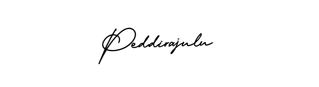 The best way (AmerikaSignatureDemo-Regular) to make a short signature is to pick only two or three words in your name. The name Peddirajulu include a total of six letters. For converting this name. Peddirajulu signature style 3 images and pictures png