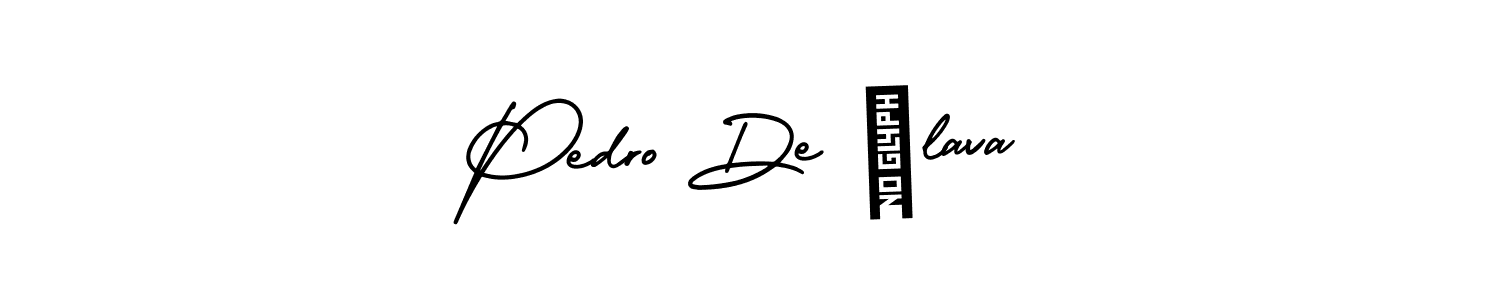 Also You can easily find your signature by using the search form. We will create Pedro De Álava name handwritten signature images for you free of cost using AmerikaSignatureDemo-Regular sign style. Pedro De Álava signature style 3 images and pictures png