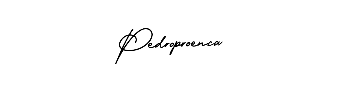 Make a beautiful signature design for name Pedroproenca. With this signature (AmerikaSignatureDemo-Regular) style, you can create a handwritten signature for free. Pedroproenca signature style 3 images and pictures png