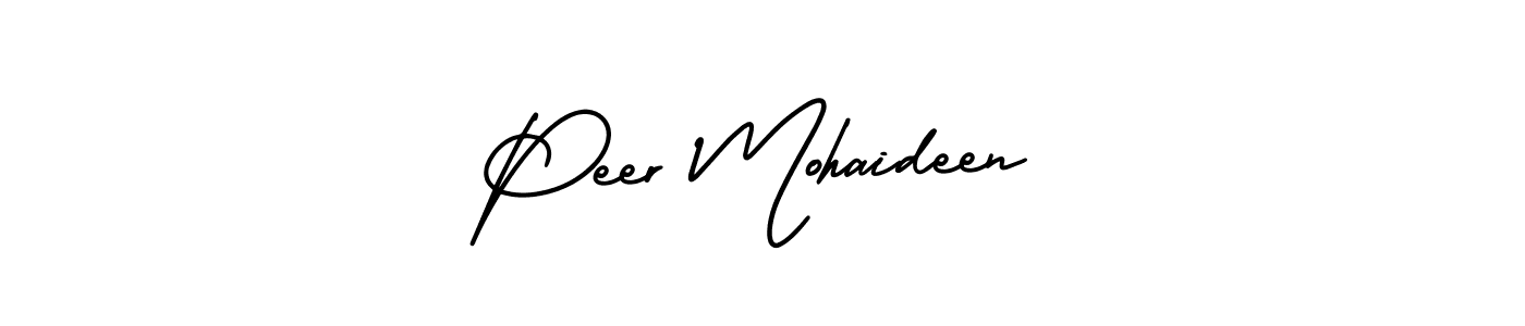 You can use this online signature creator to create a handwritten signature for the name Peer Mohaideen. This is the best online autograph maker. Peer Mohaideen signature style 3 images and pictures png