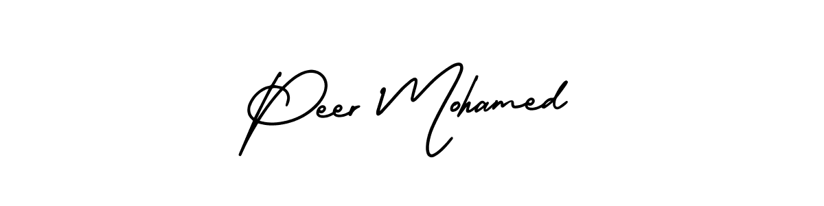 Create a beautiful signature design for name Peer Mohamed. With this signature (AmerikaSignatureDemo-Regular) fonts, you can make a handwritten signature for free. Peer Mohamed signature style 3 images and pictures png