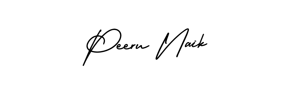 How to Draw Peeru Naik signature style? AmerikaSignatureDemo-Regular is a latest design signature styles for name Peeru Naik. Peeru Naik signature style 3 images and pictures png