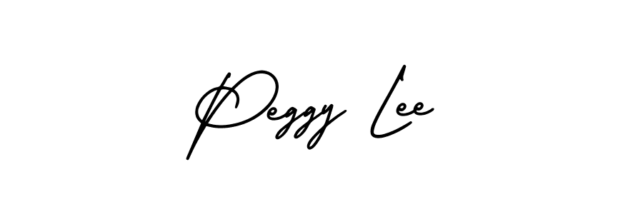 AmerikaSignatureDemo-Regular is a professional signature style that is perfect for those who want to add a touch of class to their signature. It is also a great choice for those who want to make their signature more unique. Get Peggy Lee name to fancy signature for free. Peggy Lee signature style 3 images and pictures png