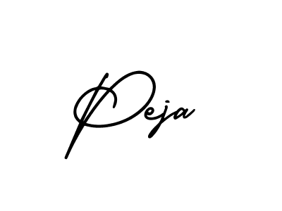 The best way (AmerikaSignatureDemo-Regular) to make a short signature is to pick only two or three words in your name. The name Peja include a total of six letters. For converting this name. Peja signature style 3 images and pictures png