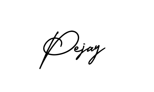 Create a beautiful signature design for name Pejay. With this signature (AmerikaSignatureDemo-Regular) fonts, you can make a handwritten signature for free. Pejay signature style 3 images and pictures png