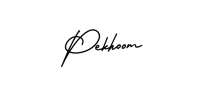 Make a beautiful signature design for name Pekhoom. Use this online signature maker to create a handwritten signature for free. Pekhoom signature style 3 images and pictures png