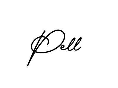 Pell stylish signature style. Best Handwritten Sign (AmerikaSignatureDemo-Regular) for my name. Handwritten Signature Collection Ideas for my name Pell. Pell signature style 3 images and pictures png