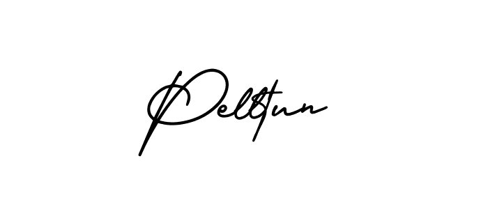 You should practise on your own different ways (AmerikaSignatureDemo-Regular) to write your name (Pelltun) in signature. don't let someone else do it for you. Pelltun signature style 3 images and pictures png