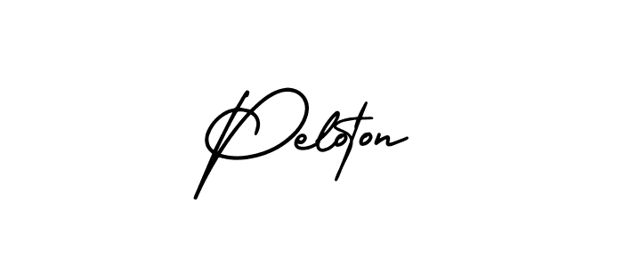 Peloton stylish signature style. Best Handwritten Sign (AmerikaSignatureDemo-Regular) for my name. Handwritten Signature Collection Ideas for my name Peloton. Peloton signature style 3 images and pictures png