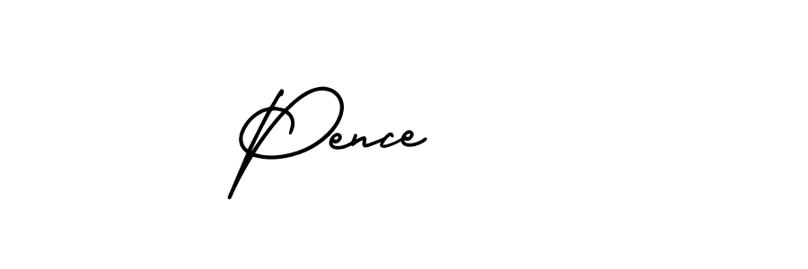 It looks lik you need a new signature style for name Pence    . Design unique handwritten (AmerikaSignatureDemo-Regular) signature with our free signature maker in just a few clicks. Pence     signature style 3 images and pictures png