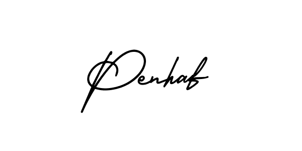 Make a beautiful signature design for name Penhaf. Use this online signature maker to create a handwritten signature for free. Penhaf signature style 3 images and pictures png