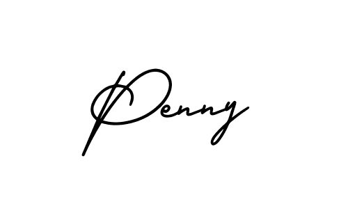 How to make Penny signature? AmerikaSignatureDemo-Regular is a professional autograph style. Create handwritten signature for Penny name. Penny signature style 3 images and pictures png